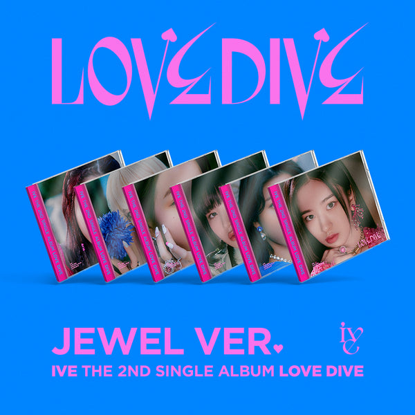 IVE 2ND SINGLE 'LOVE DIVE' (JEWEL VERSION) (LIMITED EDITION) ALBUM COVER