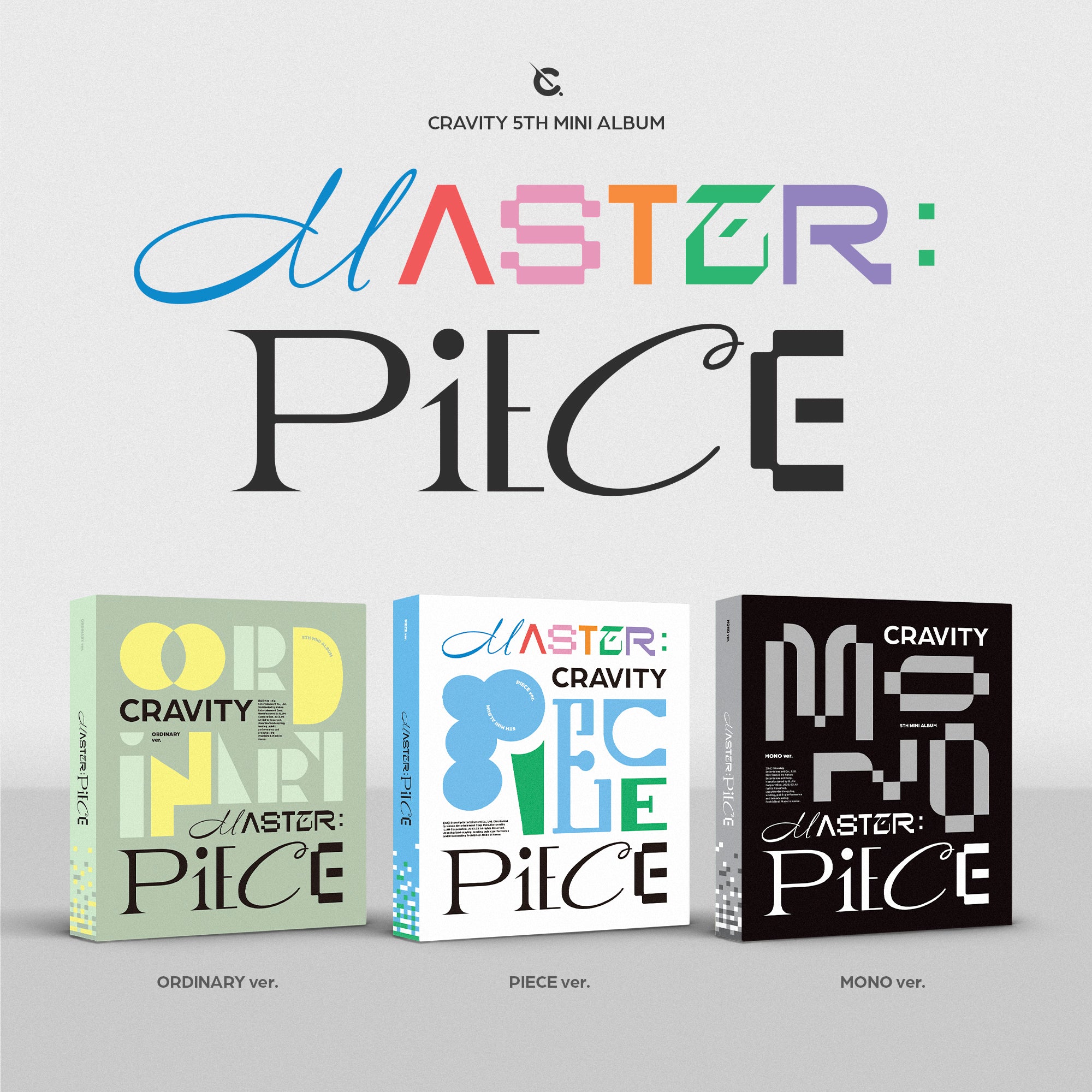CRAVITY 5TH MINI ALBUM 'MASTER:PIECE' COVER