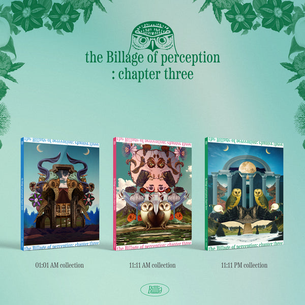 BILLLIE 4TH MINI ALBUM 'THE BILLAGE OF PERCEPTION: CHAPTER THREE' SET COVER