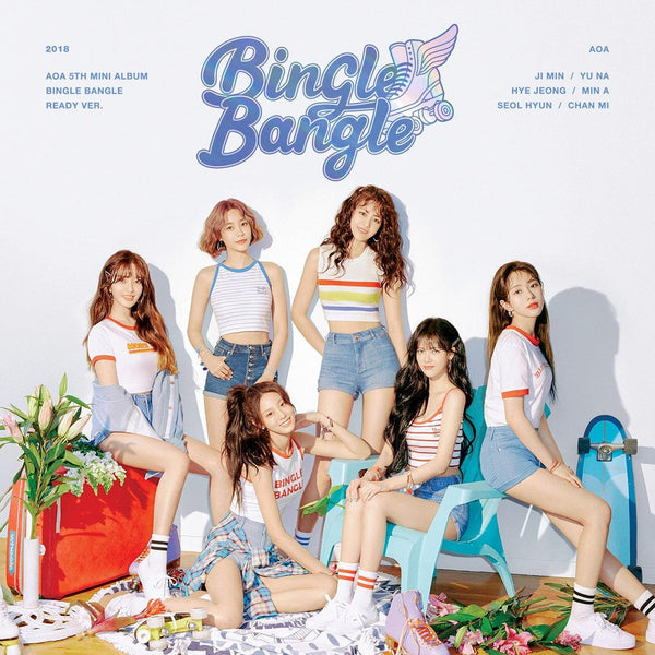 AOA 5TH MINI ALBUM 'BINGLE BANGLE' + POSTER - KPOP REPUBLIC