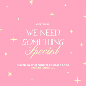 WEKI MEKI DIGITAL SINGLE 'DAZZLE DAZZLE CONCEPT POSTCARD BOOK'