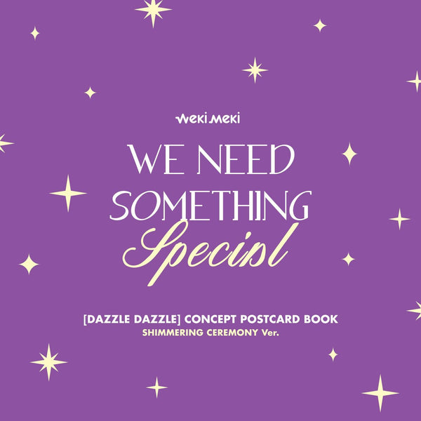 WEKI MEKI DIGITAL SINGLE 'DAZZLE DAZZLE CONCEPT POSTCARD BOOK'