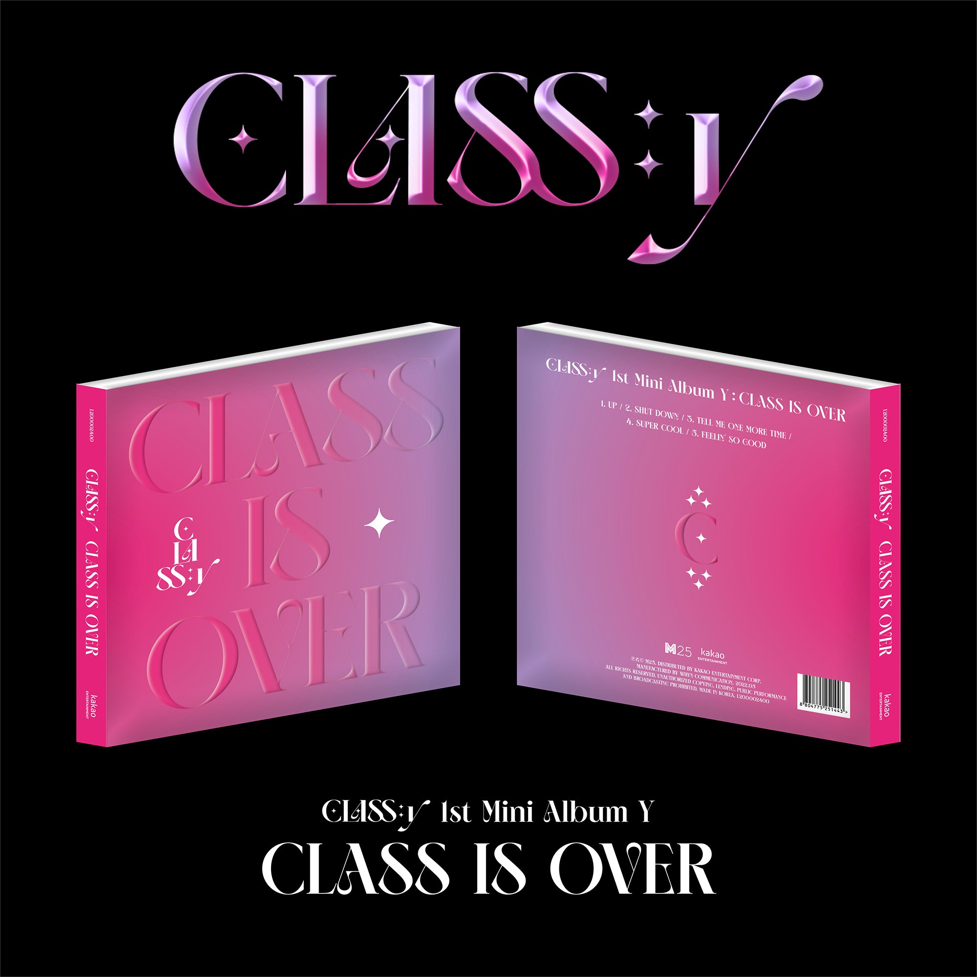 CLASS:Y 1ST MINI ALBUM 'CLASS IS OVER' COVER