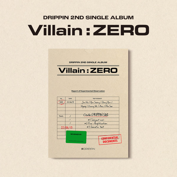 DRIPPIN 2ND SINGLE ALBUM 'VILLAIN : ZERO' B COVER