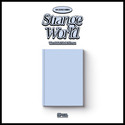 HA SUNGWOON 7TH MINI ALBUM 'STRANGE WORLD' (PHOTOBOOK) 2D COVER