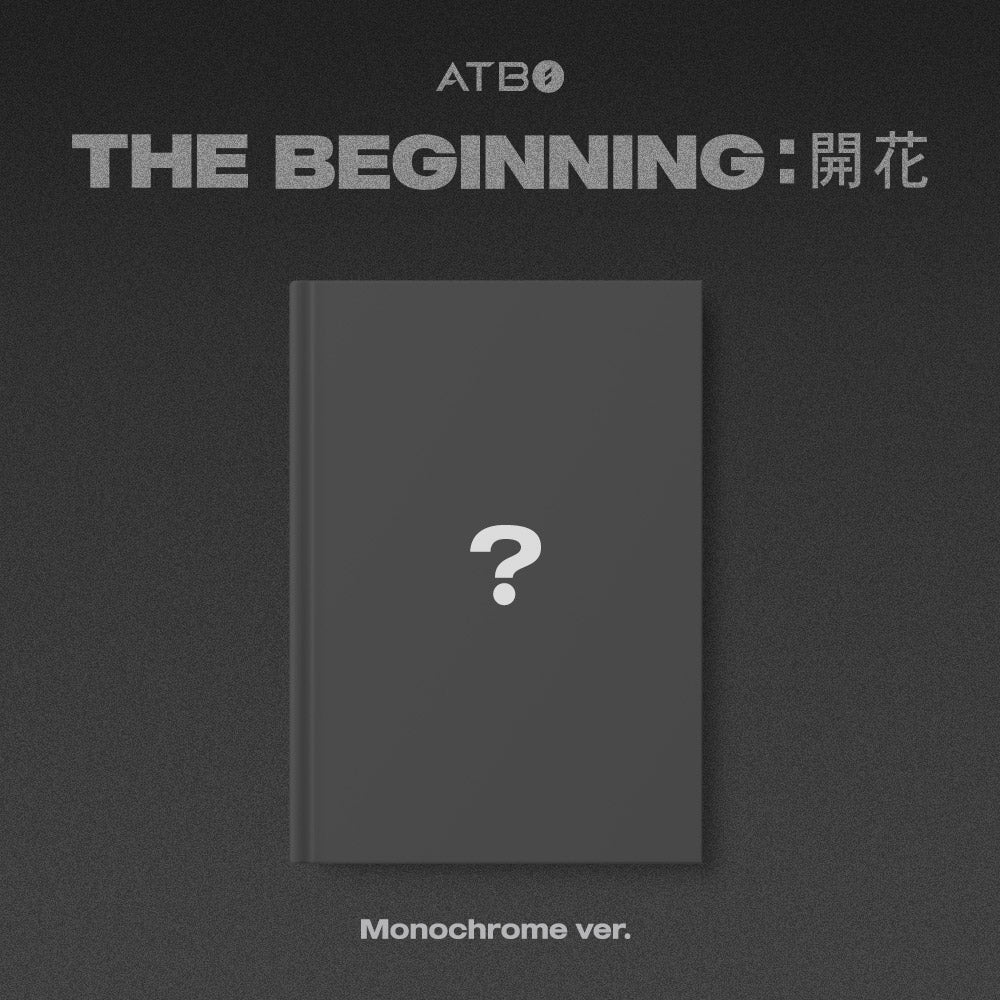 ATBO DEBUT ALBUM 'THE BEGINNING : 開花' MONOCHROME COVER