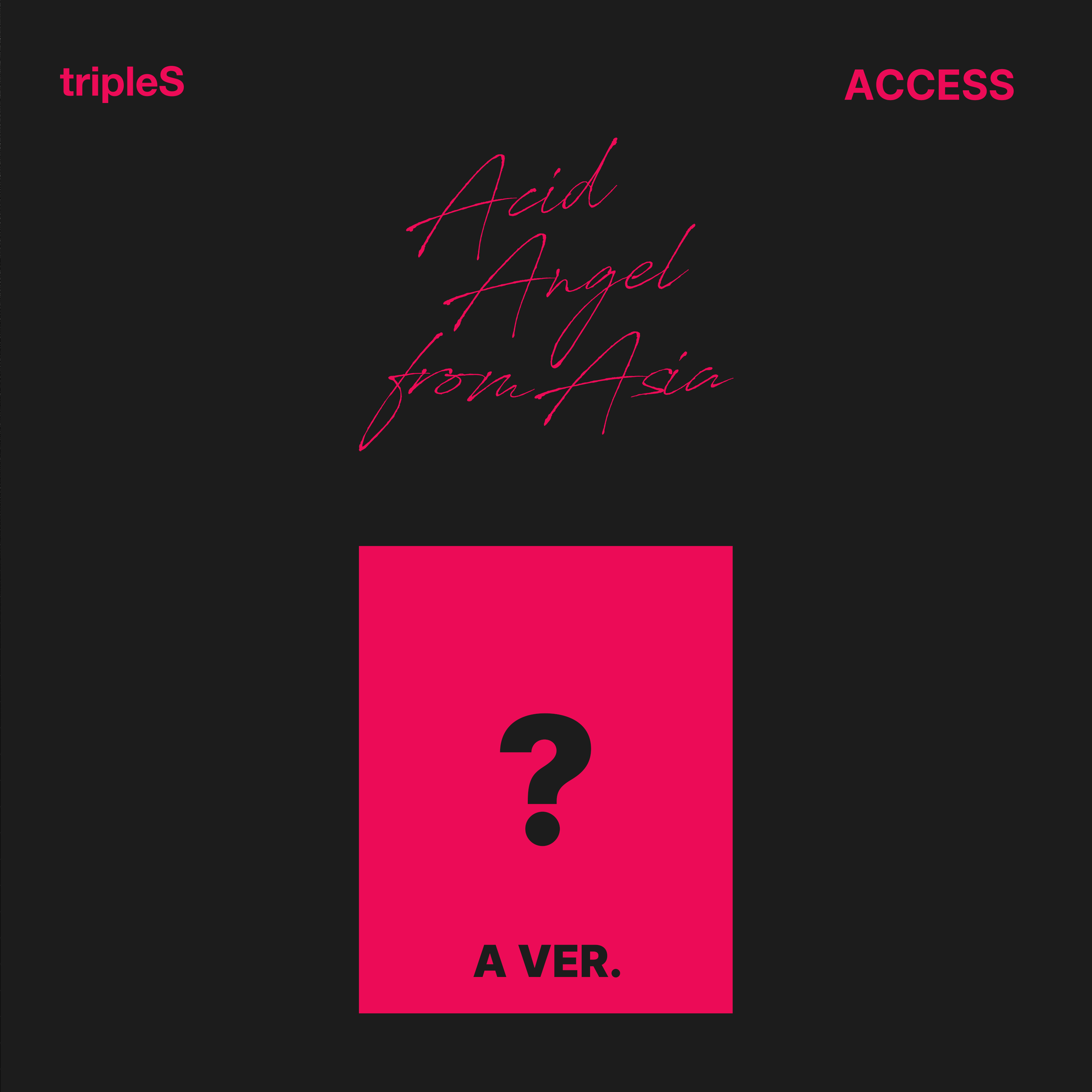 TRIPLES ACID ANGEL FROM ASIA 'ACCESS' A VERSION COVER