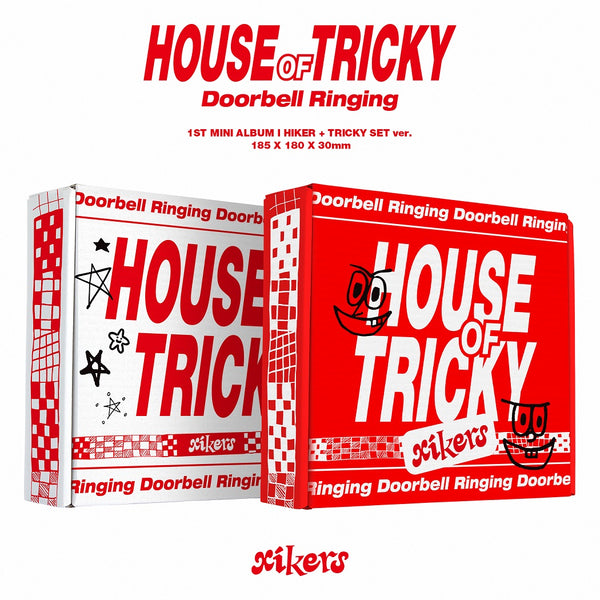 XIKERS 1ST MINI ALBUM 'HOUSE OF TRICKY : DOORBELL RINGING' SET COVER