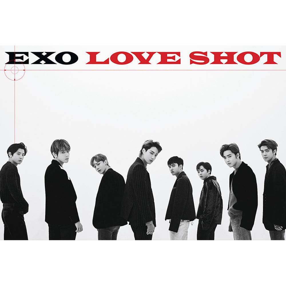 EXO 5TH ALBUM REPACKAGE 'LOVE SHOT' POSTER ONLY - KPOP REPUBLIC