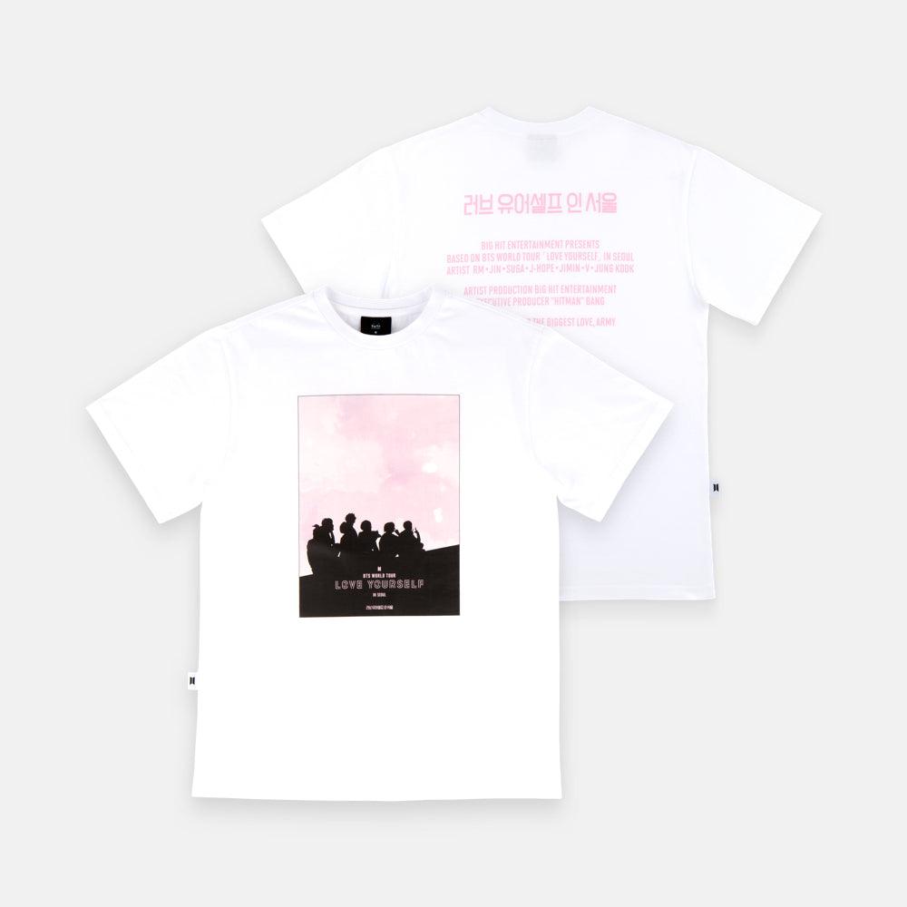 BTS 'LOVE YOURSELF IN SEOUL WORLD TOUR' OFFICIAL T-SHIRT (WHITE_SL) - KPOP REPUBLIC