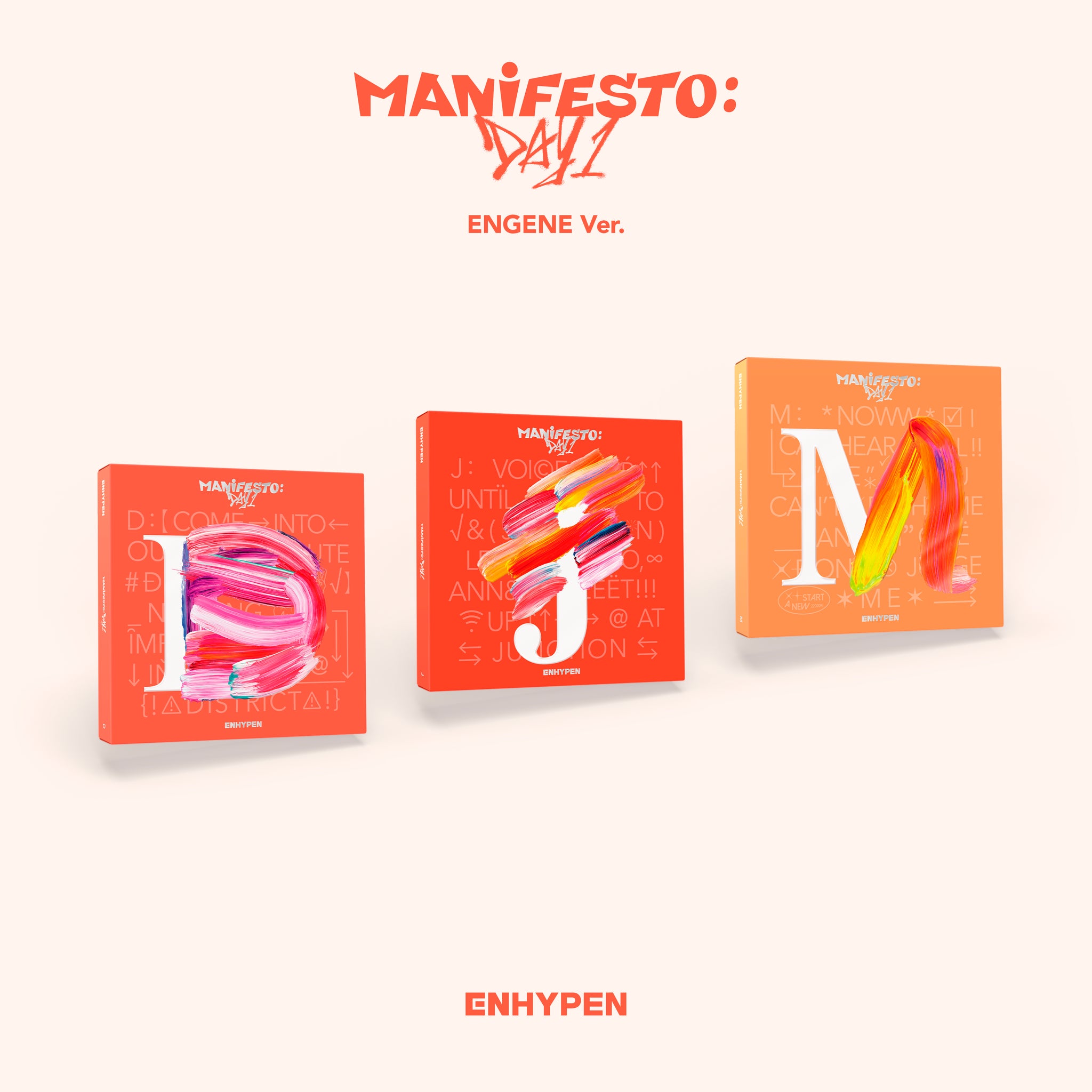ENHYPEN 3RD MINI ALBUM 'MANIFESTO : DAY 1' (ENGENE) COVER
