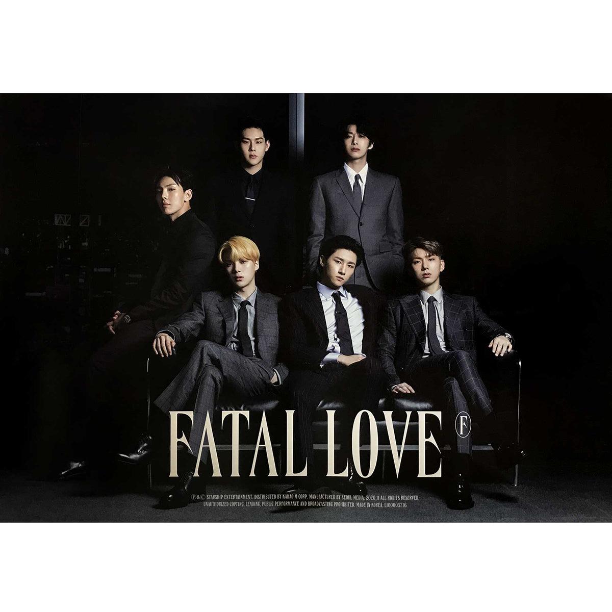 MONSTA X 3RD ALBUM 'FATAL LOVE' POSTER ONLY - KPOP REPUBLIC