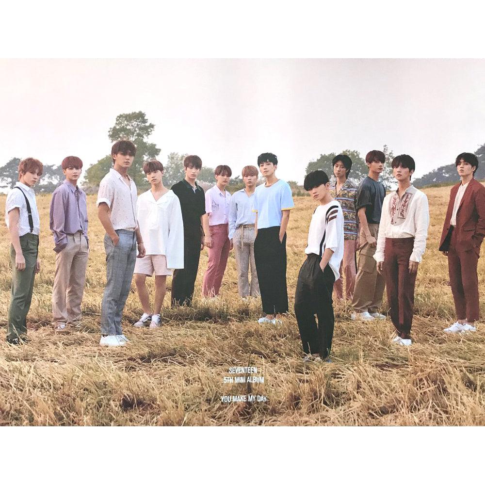SEVENTEEN 5TH MINI ALBUM 'YOU MAKE MY DAY' POSTER ONLY - KPOP REPUBLIC
