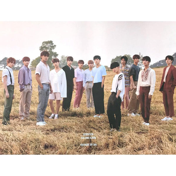 SEVENTEEN 5TH MINI ALBUM 'YOU MAKE MY DAY' POSTER ONLY
