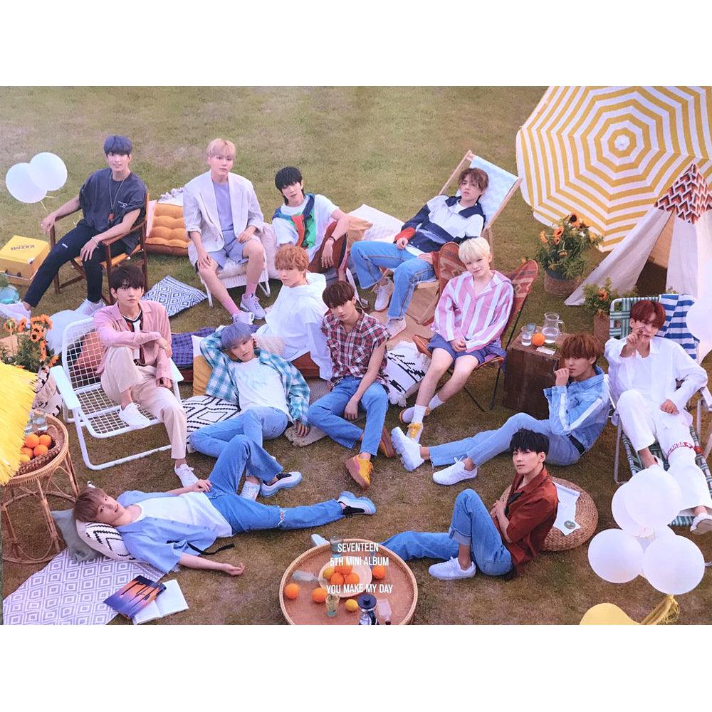 SEVENTEEN 5TH MINI ALBUM 'YOU MAKE MY DAY' POSTER ONLY - KPOP REPUBLIC