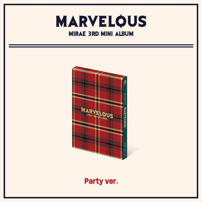 MIRAE 3RD MINI ALBUM 'MARVELOUS' Party Cover