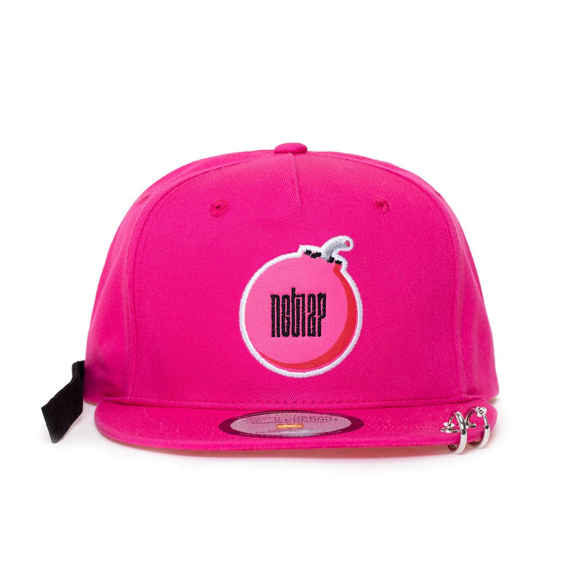 NCT 127 'CHERRY BOMB SNAPBACK HAT WITH LONG STRAP & RINGS'