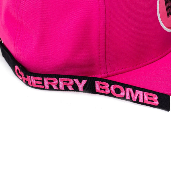 NCT 127 'CHERRY BOMB SNAPBACK HAT WITH LONG STRAP & RINGS'