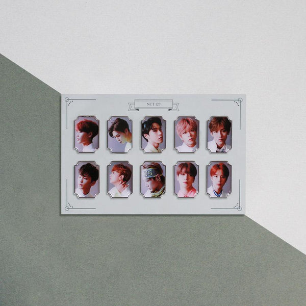 NCT 127 OFFICIAL PHOTO METAL BADGE SET