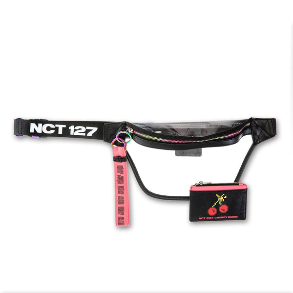 NCT 127 'OFFICIAL CHERRY BOMB FANNY PACK WITH CARD WALLET & KEYCHAIN'