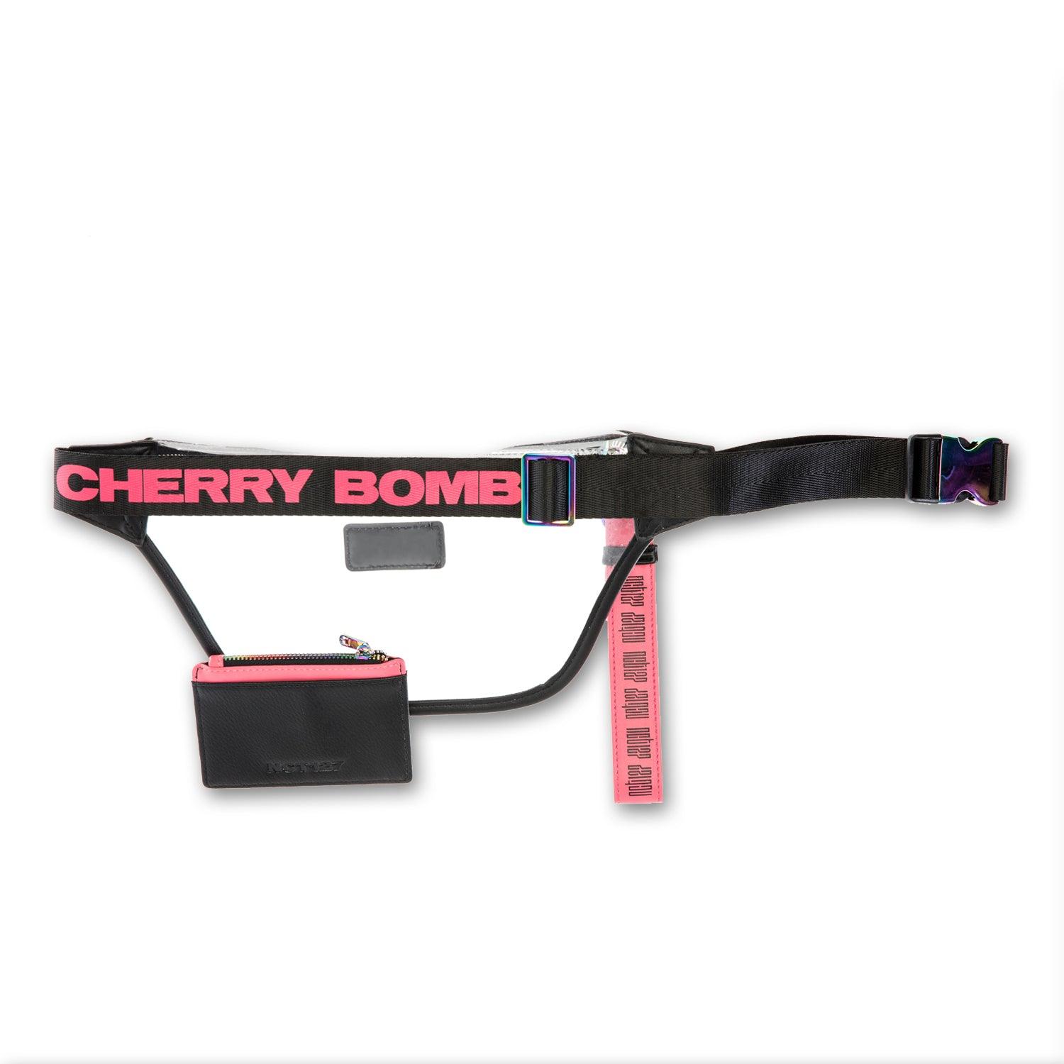 NCT 127 'OFFICIAL CHERRY BOMB FANNY PACK WITH CARD WALLET & KEYCHAIN' - KPOP REPUBLIC