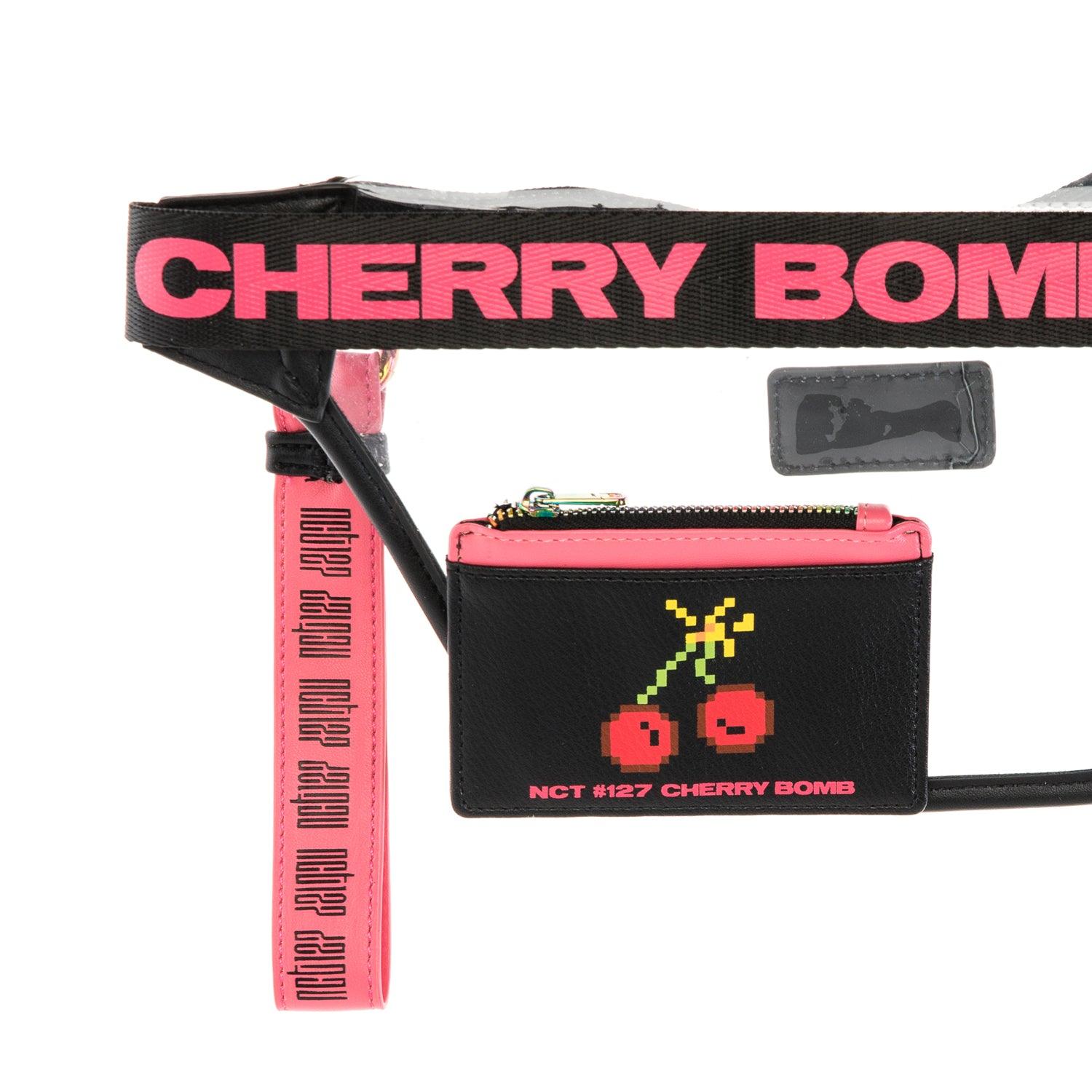 NCT 127 'OFFICIAL CHERRY BOMB FANNY PACK WITH CARD WALLET & KEYCHAIN' - KPOP REPUBLIC