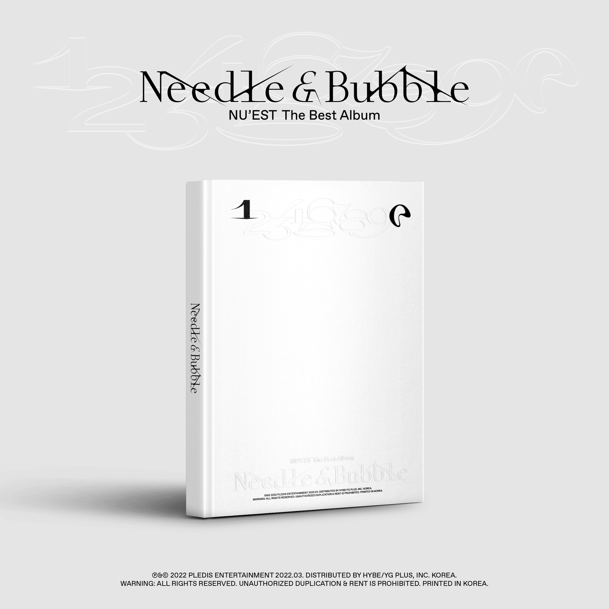 NU'EST THE BEST ALBUM 'NEEDLE & BUBBLE' + POSTER