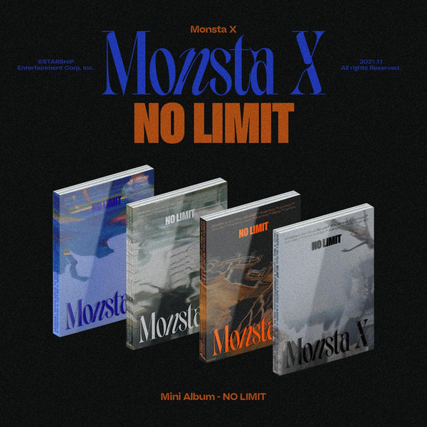 MONSTA X 10TH MINI ALBUM 'NO LIMIT' cover