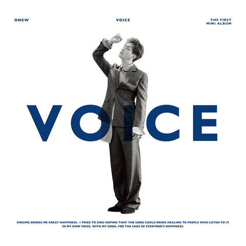 ONEW (SHINEE) 1ST MINI ALBUM 'VOICE' - KPOP REPUBLIC