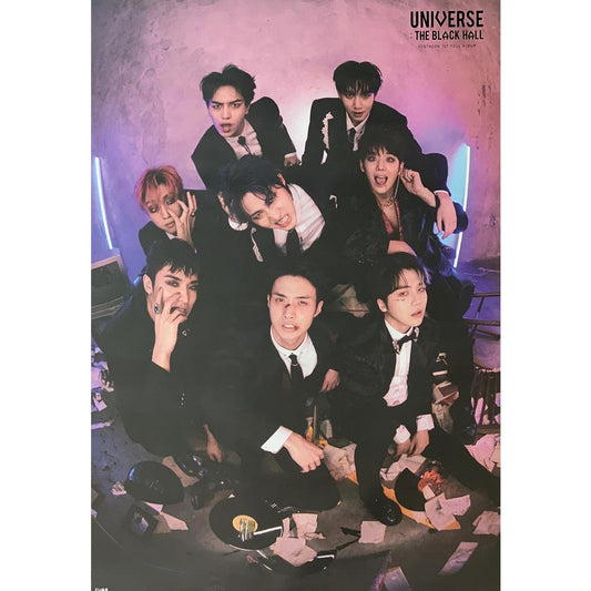 PENTAGON 1ST ALBUM 'UNIVERSE : THE BLACK HALL' POSTER ONLY - KPOP REPUBLIC