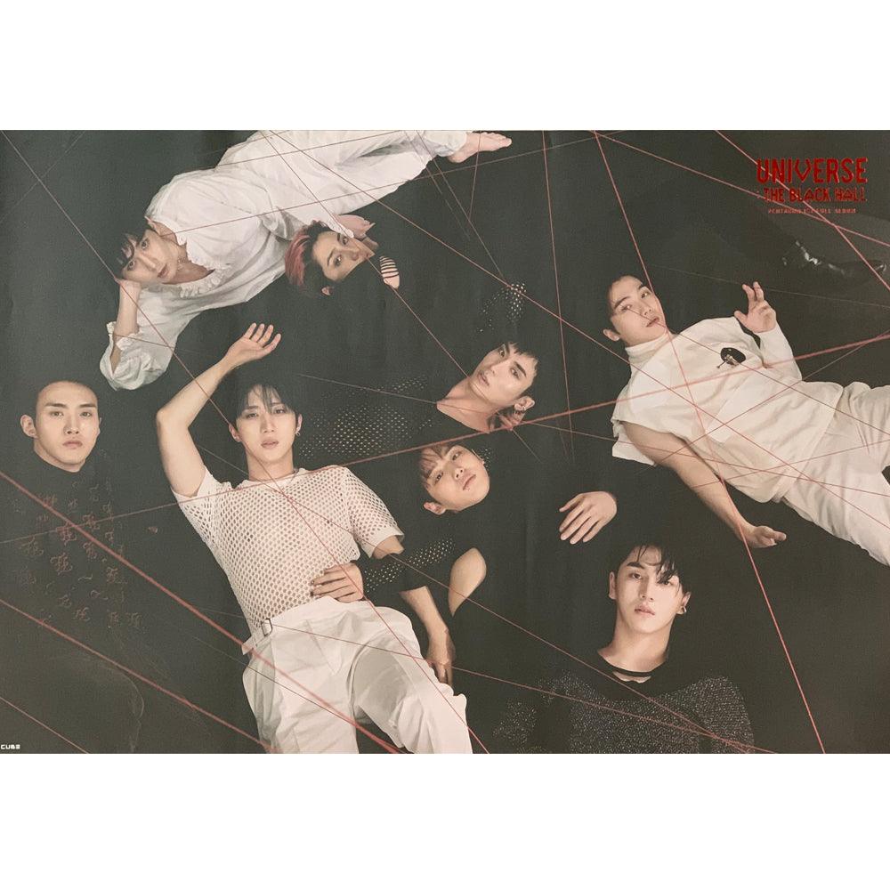 PENTAGON 1ST ALBUM 'UNIVERSE : THE BLACK HALL' POSTER ONLY - KPOP REPUBLIC