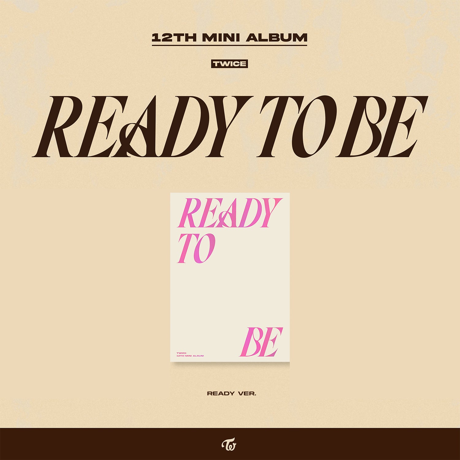 TWICE 12TH MINI ALBUM 'READY TO BE' READY VERSION COVER