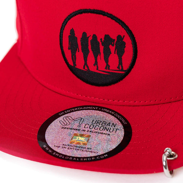 RED VELVET 'BAD BOY SNAPBACK HAT WITH LONG STRAP & RINGS' - KPOP REPUBLIC