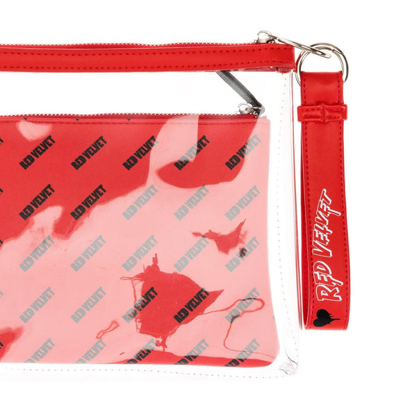 RED VELVET 'OFFICIAL BAD BOY CLUTCH WITH MAKEUP BAG & KEYCHAIN'