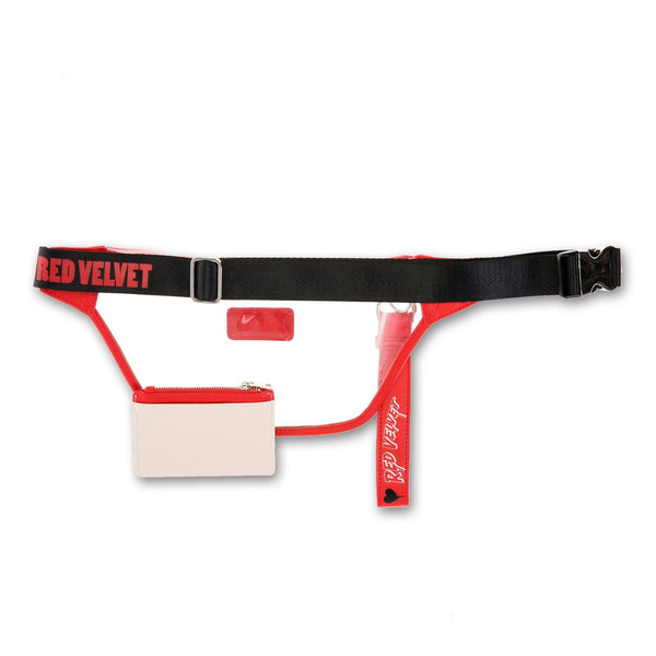 RED VELVET 'OFFICIAL BAD BOY FANNY PACK WITH CARD WALLET & KEYCHAIN'