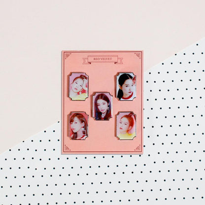 RED VELVET OFFICIAL PHOTO METAL BADGE SET - KPOP REPUBLIC