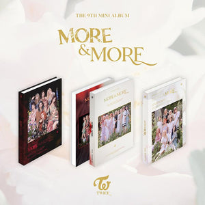 TWICE 9TH MINI ALBUM 'MORE & MORE' + POSTER