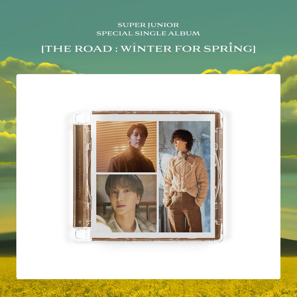 SUPER JUNIOR SPECIAL SINGLE ALBUM 'THE ROAD : WINTER FOR SPRING' B VERSION COVER