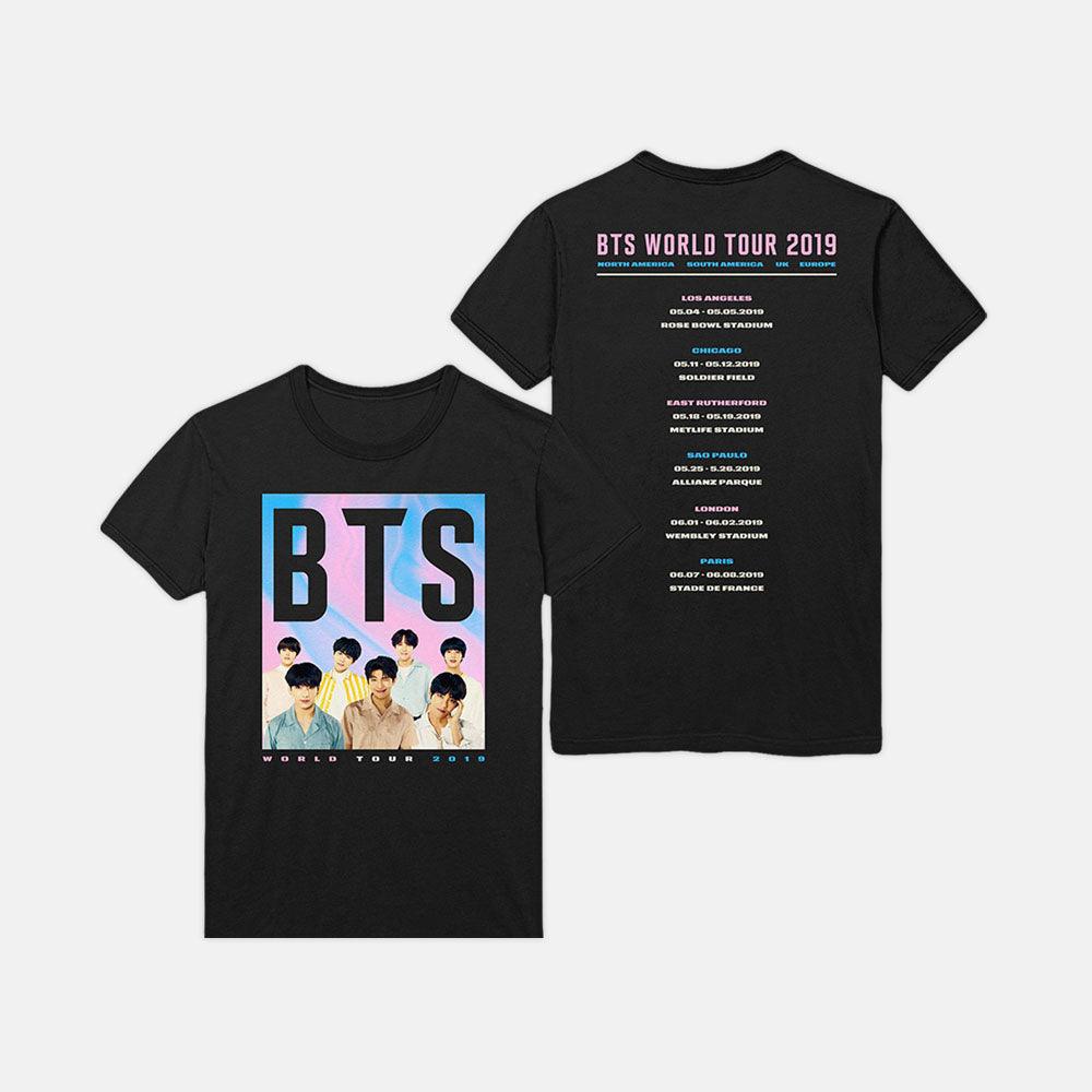 BTS 'SPEAK YOURSELF WORLD TOUR' OFFICIAL T-SHIRT (BTS WORLD TOUR_BLACK)