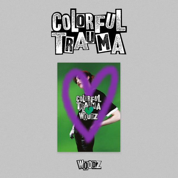 WOODZ 4TH MINI ALBUM 'COLORFUL TRAUMA' TRAUMA VERSION COVER