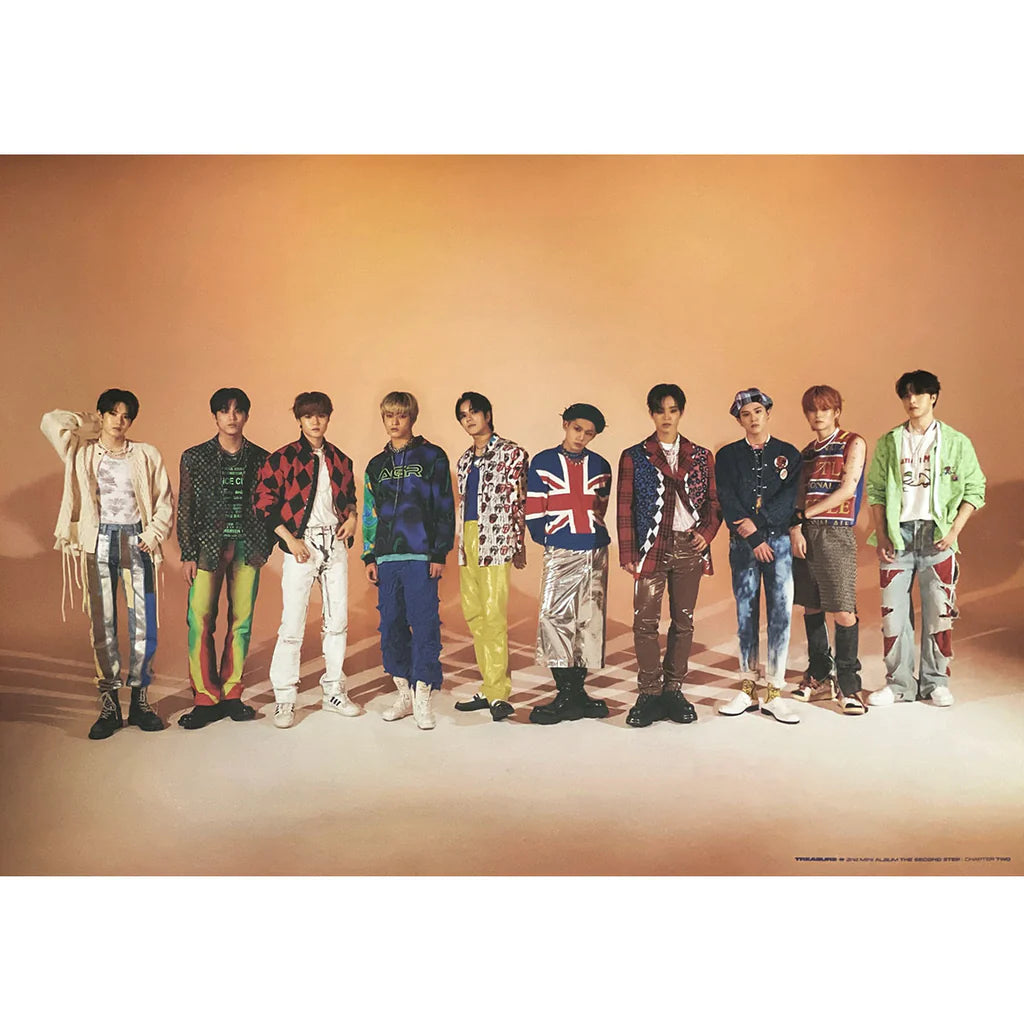TREASURE 2ND MINI ALBUM 'THE SECOND STEP : CHAPTER TWO' POSTER ONLY BACK