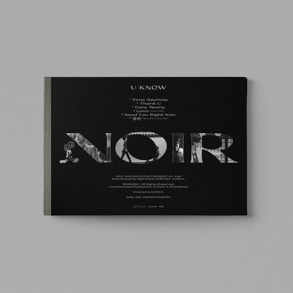 U-KNOW (TVXQ) 2ND MINI ALBUM 'NOIR'