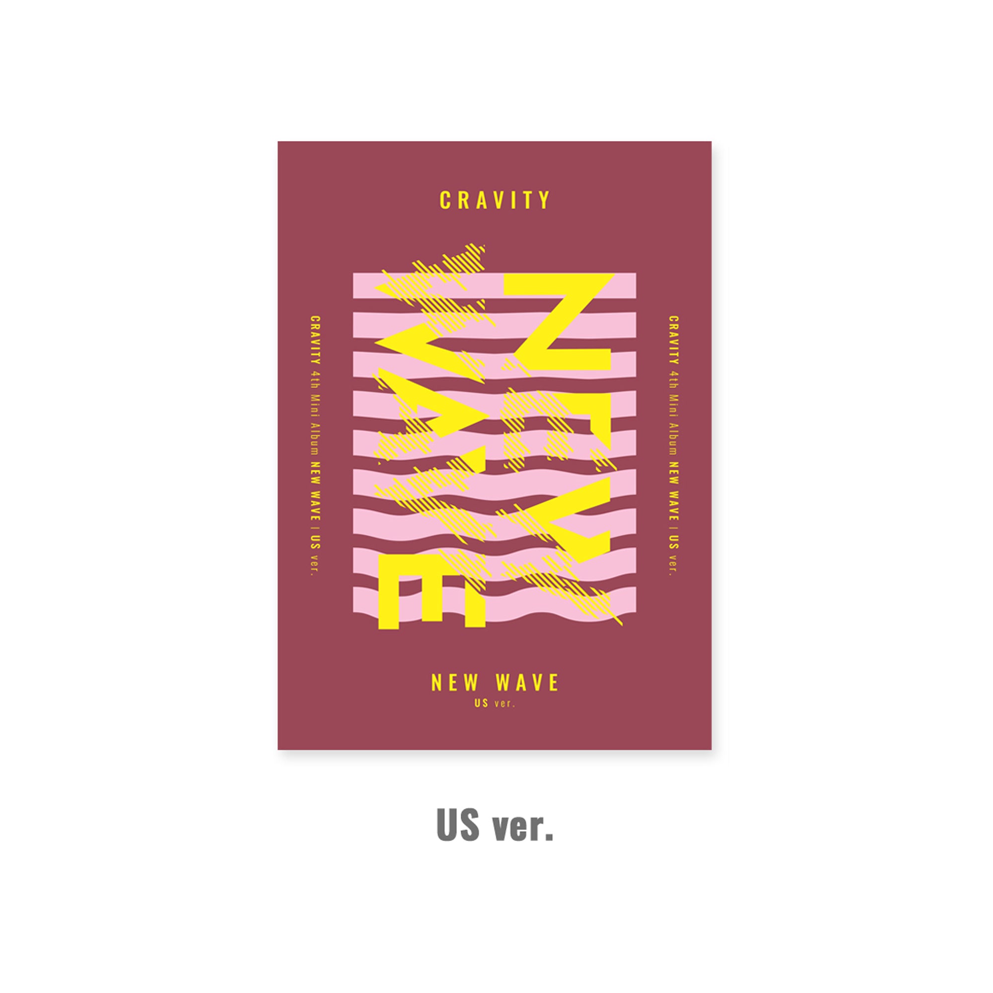 CRAVITY 4TH MINI ALBUM 'NEW WAVE' US COVER