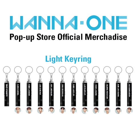 WANNA ONE LIGHT KEY RING