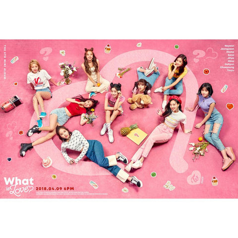 TWICE 5TH MINI ALBUM 'WHAT IS LOVE?' POSTER ONLY - KPOP REPUBLIC