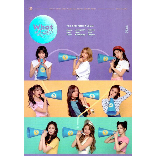 TWICE 5TH MINI ALBUM 'WHAT IS LOVE?' POSTER ONLY - KPOP REPUBLIC