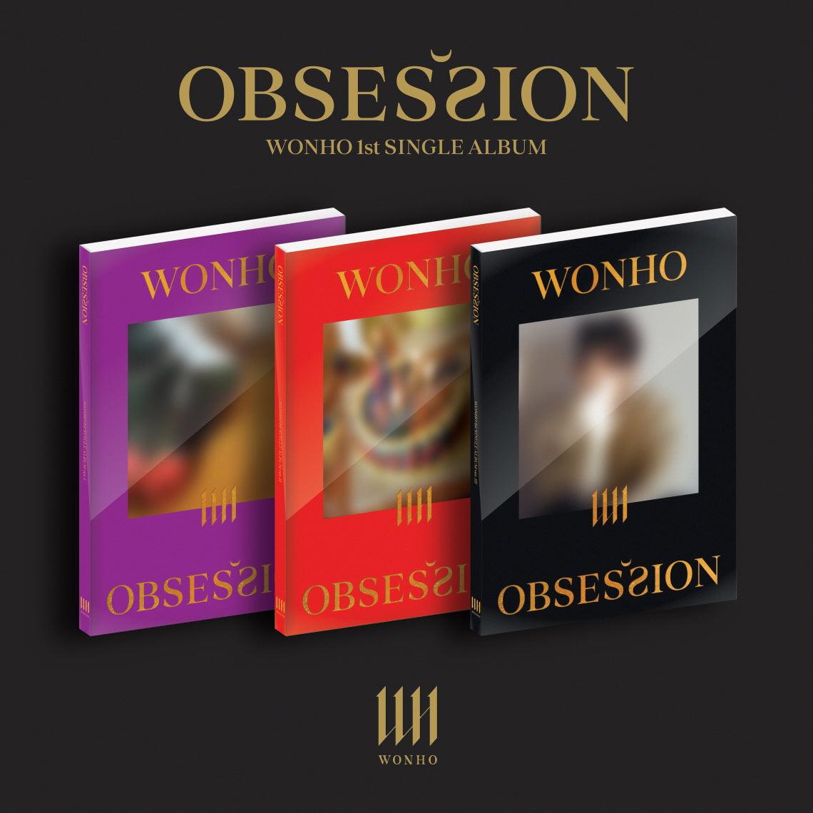 WONHO 1ST SINGLE 'OBSESSION' SET COVER