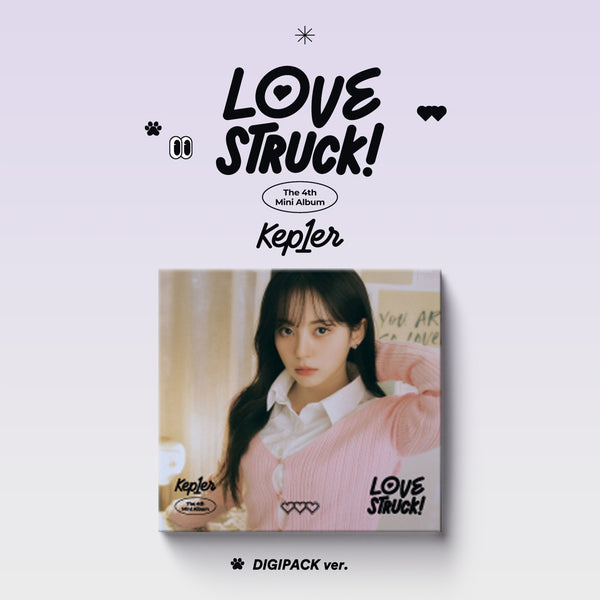 KEP1ER 4TH MINI ALBUM 'LOVESTRUCK!' (DIGIPACK) MASHIRO VERSION COVER