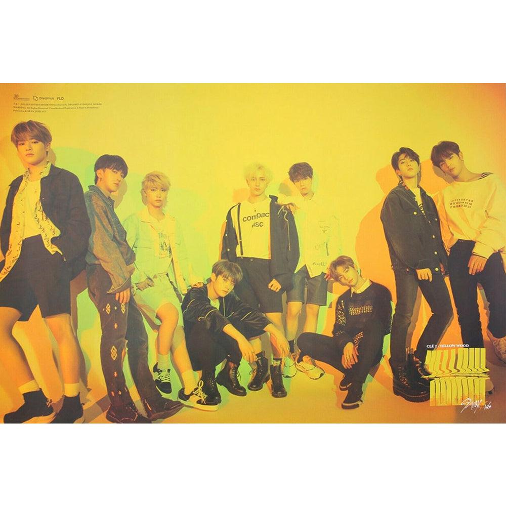 STRAY KIDS SPECIAL ALBUM 'CLE 2 : YELLOW WOOD' REGULAR VERSION POSTER ONLY