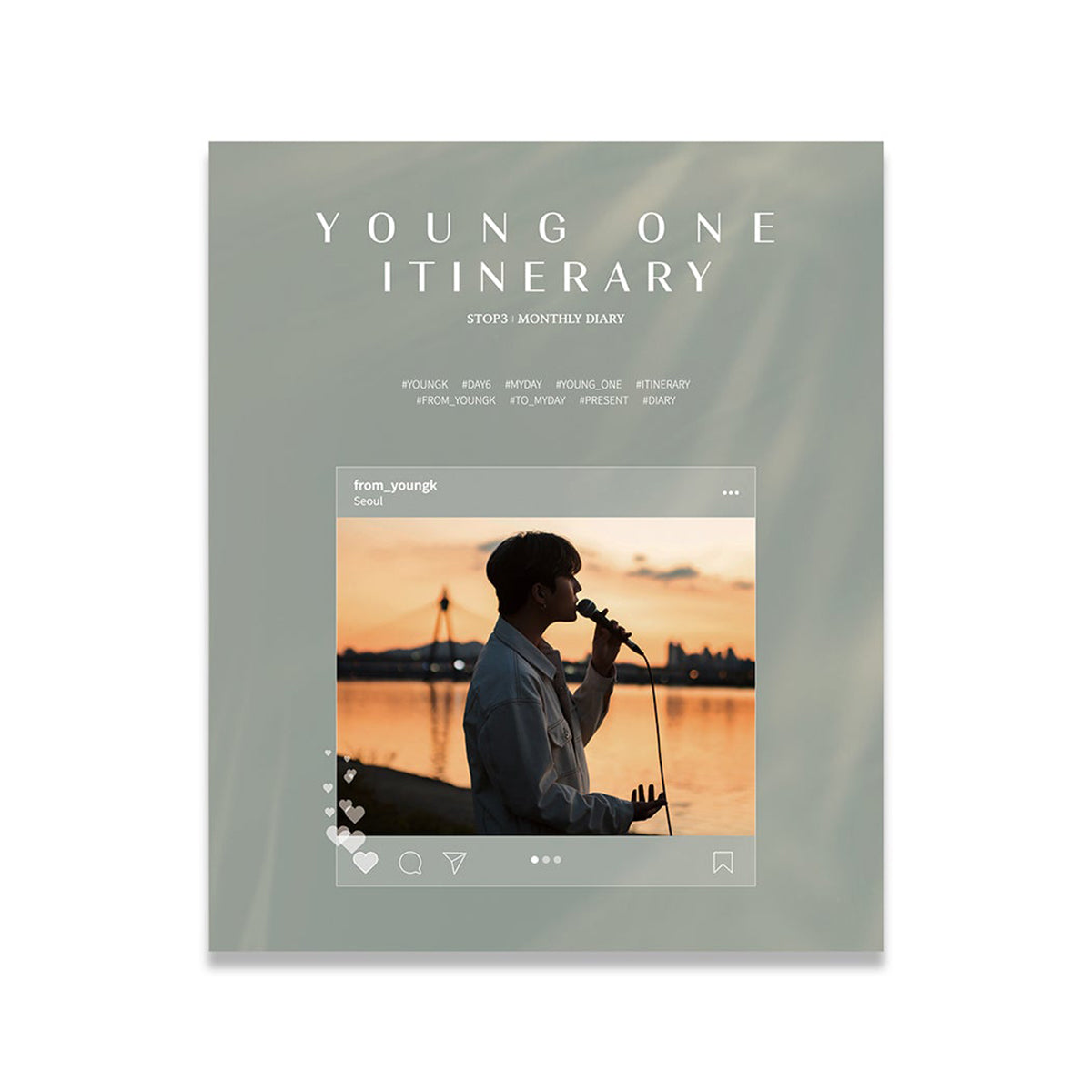 YOUNG K (DAY6) 'YOUNG ONE ITINERARY STOP 3 : MONTHLY DIARY'